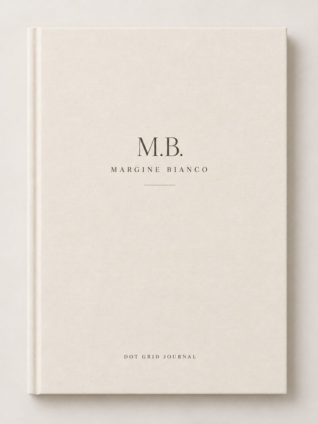 La prova di copertina per il journal di Margine Bianco